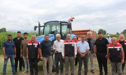 Tokat’ın Pazar İlçesi’nde Sorgum-Sudan Otu Hasadı Yapıldı