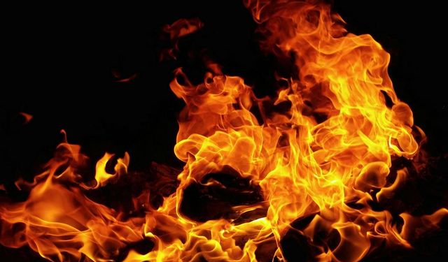 Tarihi Ziraat Meslek Lisesinin Bahçesi Alevlere Teslim Oldu