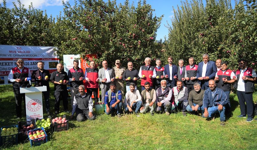 Muş'ta elma hasadından 100 milyon liralık gelir bekleniyor