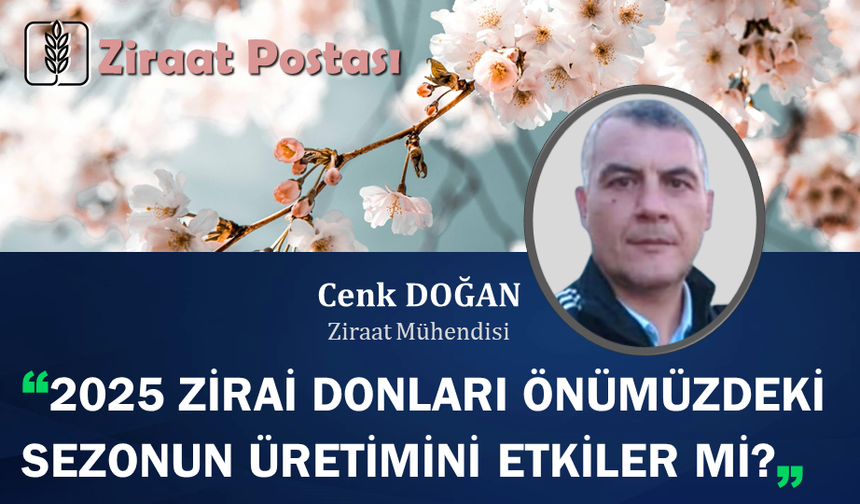 2025 ZİRAİ DONLARI ÖNÜMÜZDEKİ SEZONUN ÜRETİMİNİ ETKİLER Mİ?