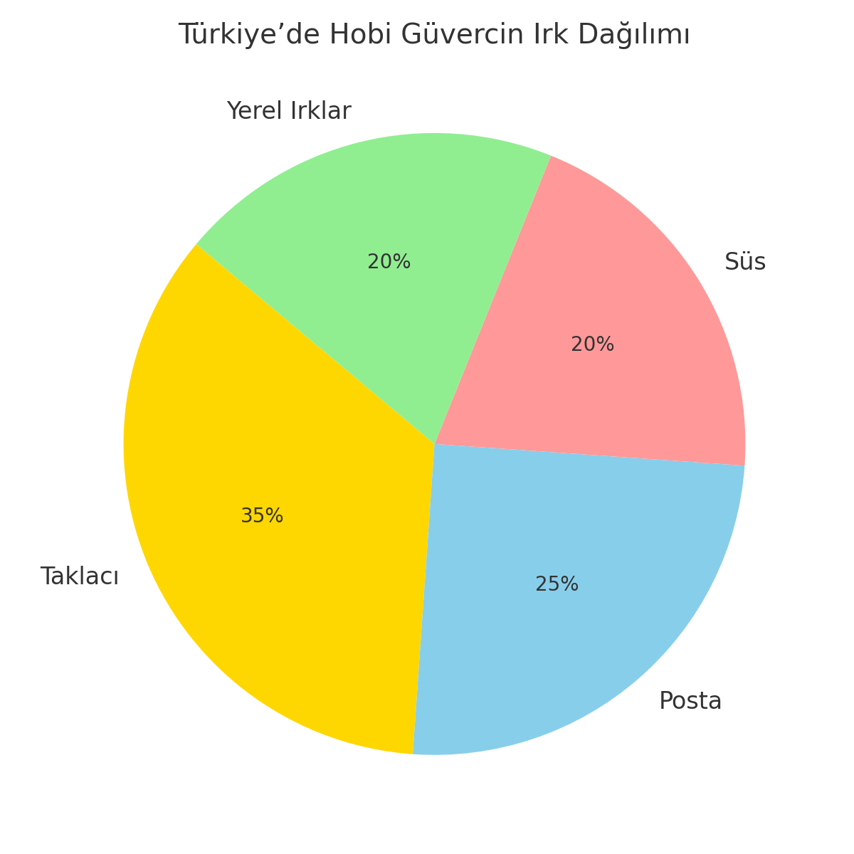 Güvercin Irk Dagilimi