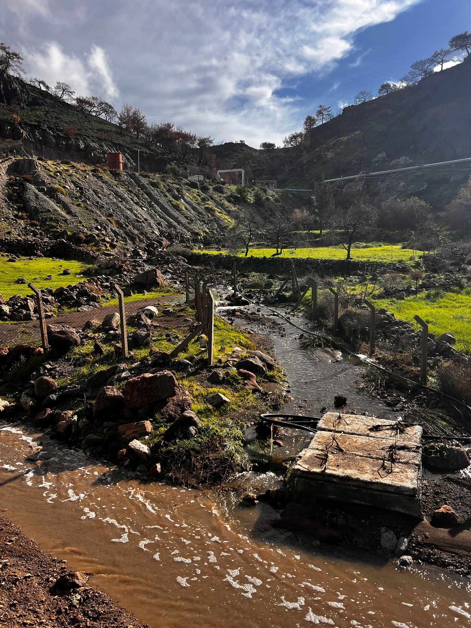Ayvacık Çayı Taştı Haberi (4)